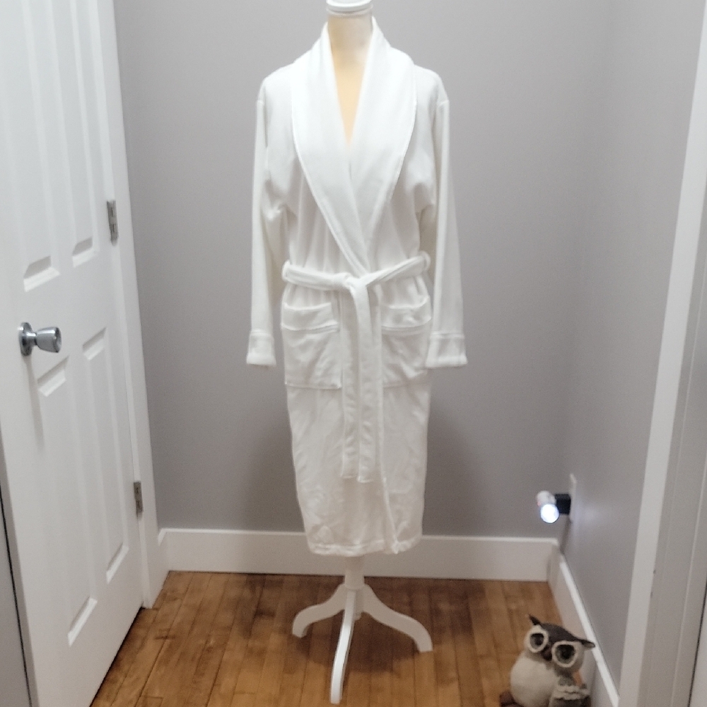 Linum Home Textiles Unisex Luxury Waffle Weave Terry Bathrobe